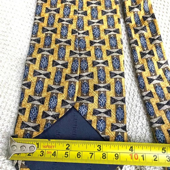 CHRISTIAN DIOR Monsieur Vintage Tie 100% Silk Made In Canada Classic 70s Style - Picture 4 of 5